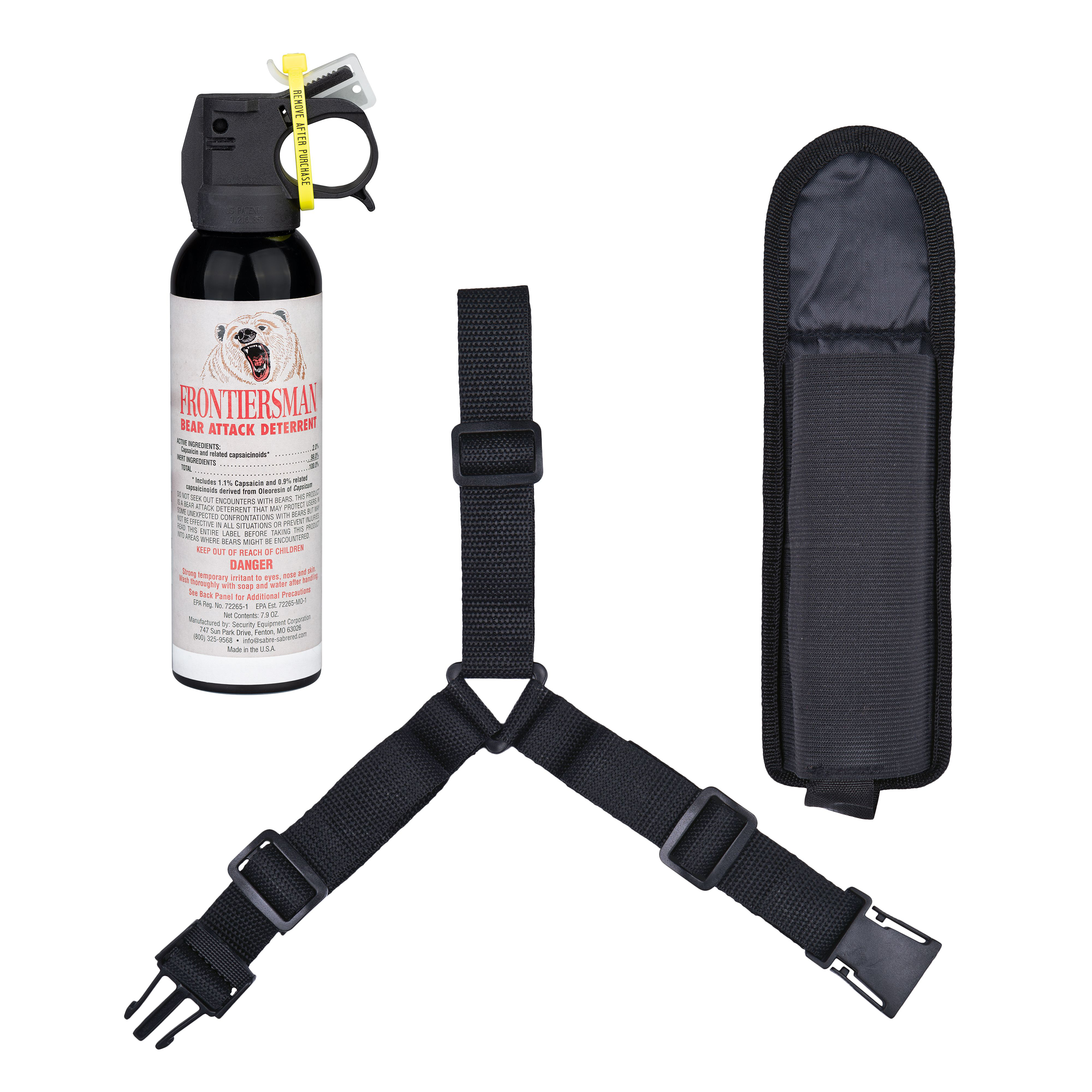 Frontiersman Bear Spray Deterrent with Chest Holder Cabela's